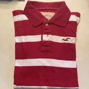 Hollister long sleeve polo shirt